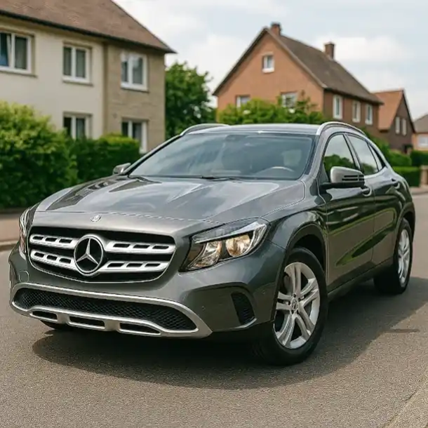 Ein gut erhaltenes gebrauchtes Mittelklasse-Auto, das für den Autoankauf in Kevelaer bereitsteht.